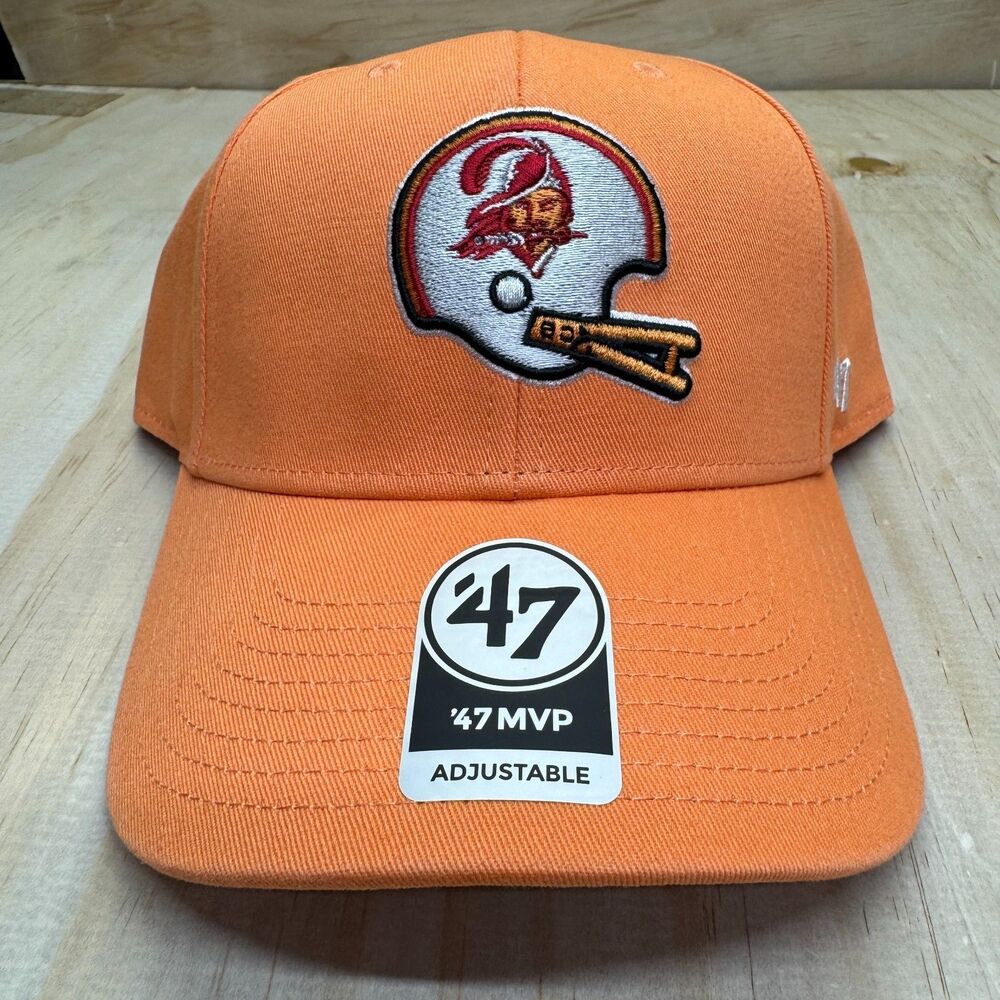 NEW Tampa Bay Buccaneers '47 Brand MVP Legend Helmet Adjustable Cap OSFM